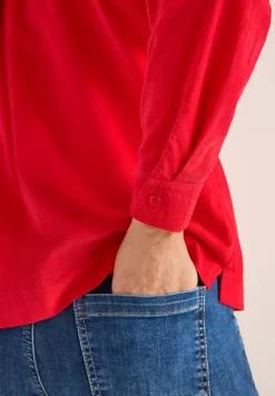 Cecil Blusen*Cord Hemdbluse Fiery Red
