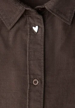 STREET ONE STUDIO Blusen*Cord Hemdbluse java brown