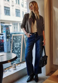 STREET ONE STUDIO Blusen*Cord Hemdbluse java brown