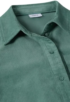 Cecil Blusen*Cord Hemdbluse jewel green