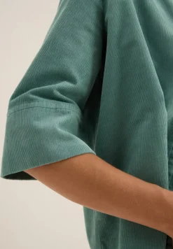 Cecil Blusen*Cord Hemdbluse jewel green