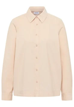 Cecil Blusen*Cord Hemdbluse oat milk beige
