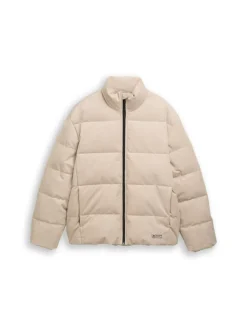 Tom Tailor Denim Jacken*Cord Puffer-Jacke mit Stehkragen cashew beige