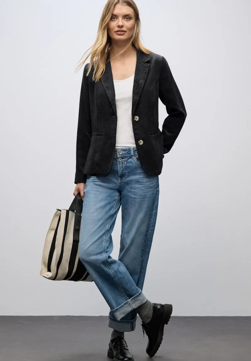 Street One Jacken*Cordblazer Black