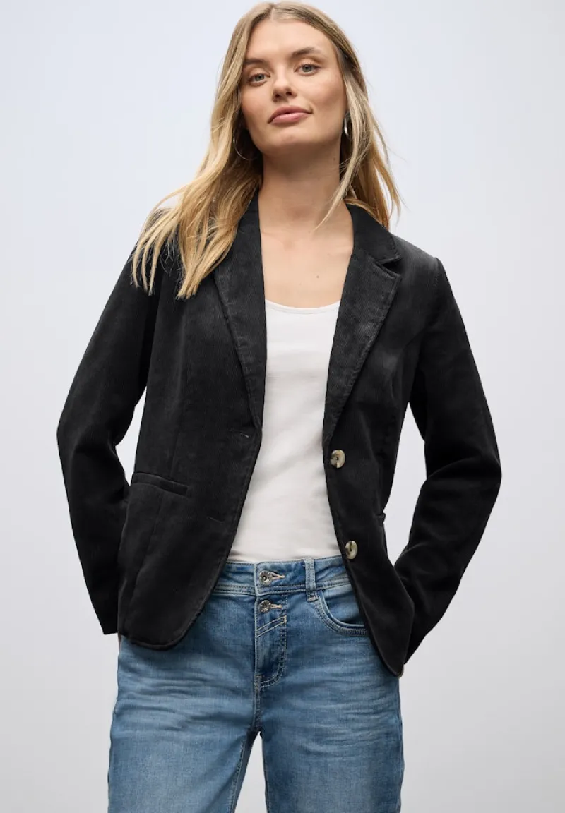 Street One Jacken*Cordblazer Black