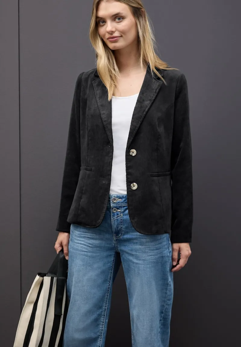 Street One Jacken*Cordblazer Black