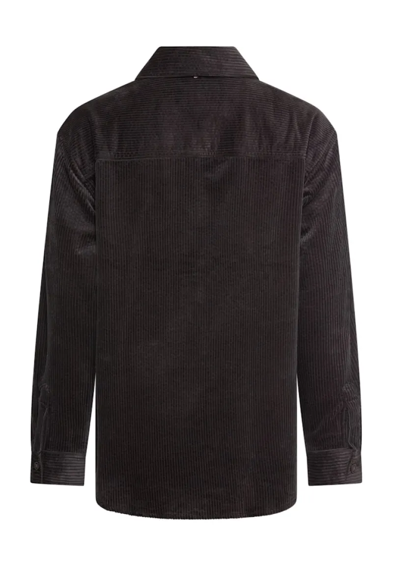 Camel Active Blusen*Cord-Bluse aus reiner Baumwolle caviar