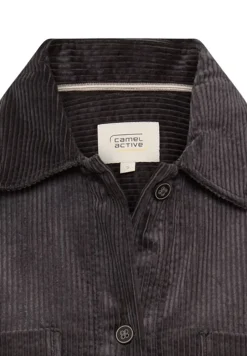 Camel Active Blusen*Cord-Bluse aus reiner Baumwolle caviar