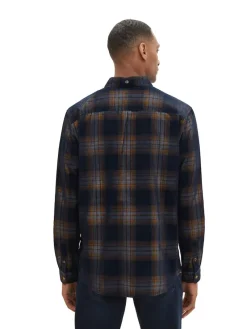 Tom Tailor Hemden|Big Boys*Cordhemd mit Karomuster navy colorful structured check