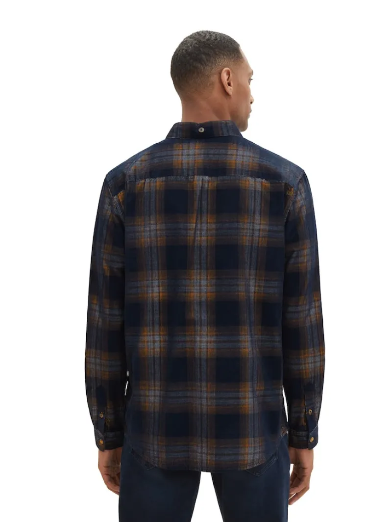 Tom Tailor Hemden|Big Boys*Cordhemd mit Karomuster navy colorful structured check