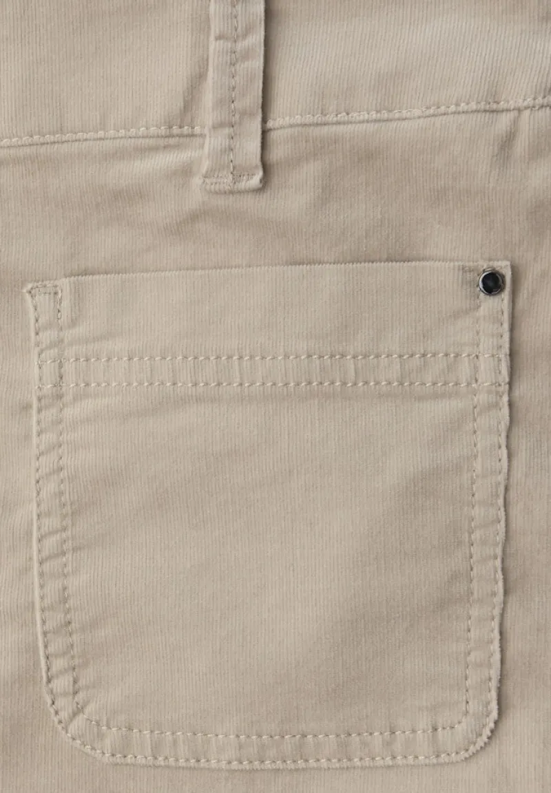 STREET ONE STUDIO Hosen*Cordhose mit Patch Pockets dark morn beige