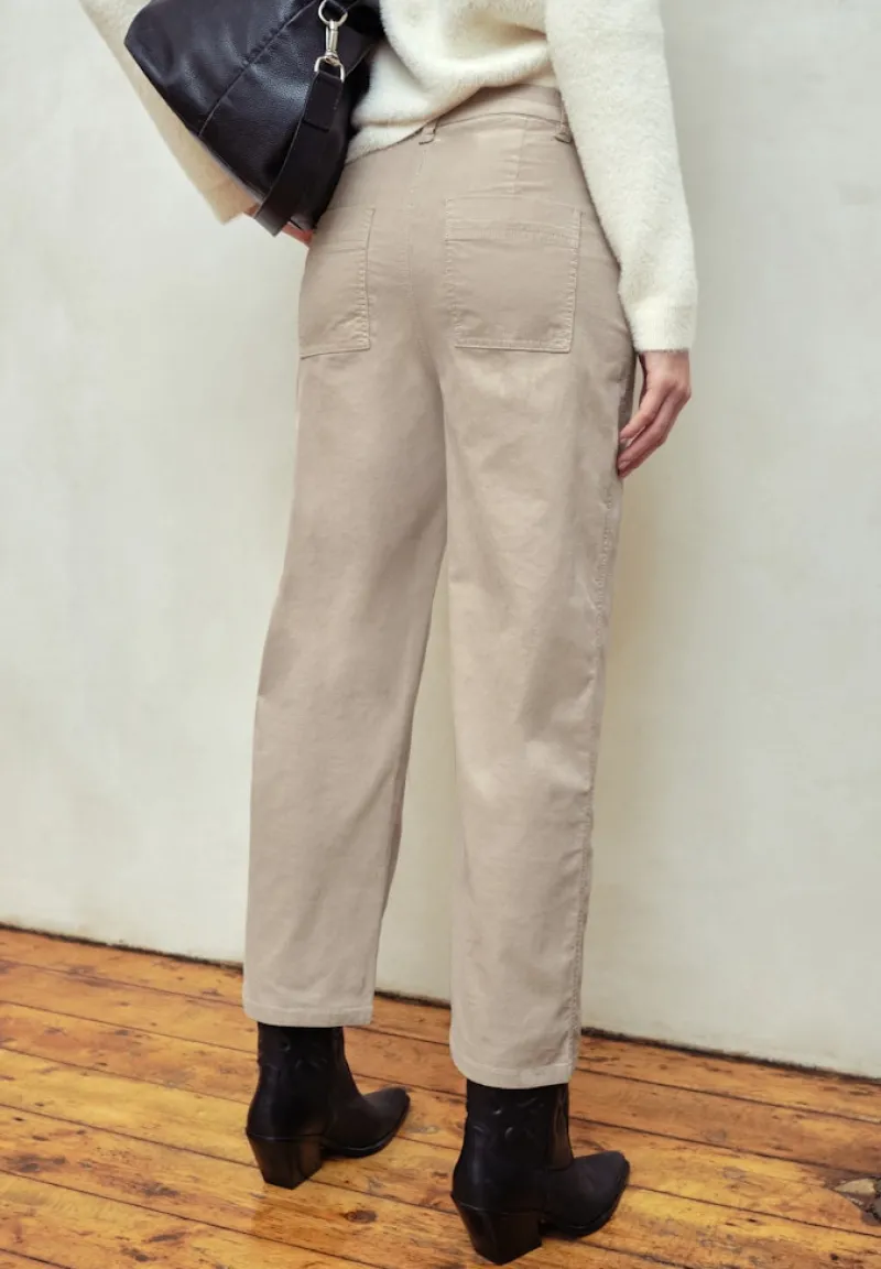 STREET ONE STUDIO Hosen*Cordhose mit Patch Pockets dark morn beige