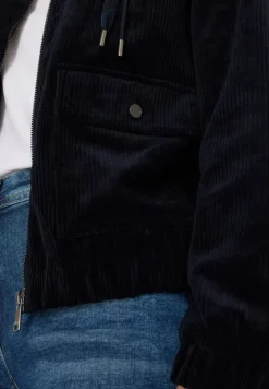 Cecil Jacken*Cordjacke mit Kapuze urban dark blue
