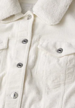 Street One Jacken*Cordjacke mit Teddy Kragen lucid white