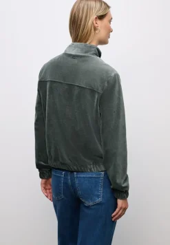 Street One Jacken*Cordjacke mit Zipper Balsam Green