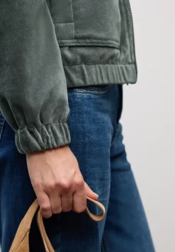 Street One Jacken*Cordjacke mit Zipper Balsam Green