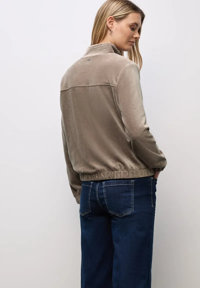 Street One Jacken*Cordjacke mit Zipper silk brown