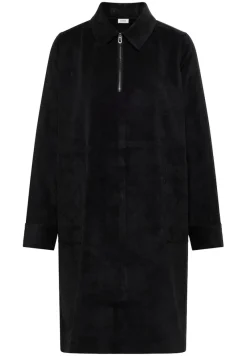 Cecil Kleider*Cordkleid mit Zipper Black