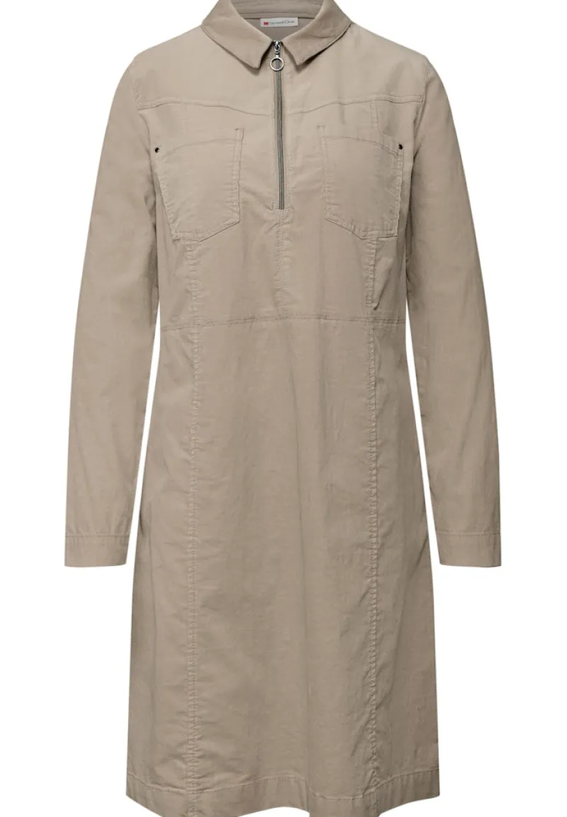 Street One Kleider*Cordkleid mit Zipper morning beige