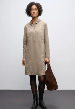 Street One Kleider*Cordkleid mit Zipper morning beige
