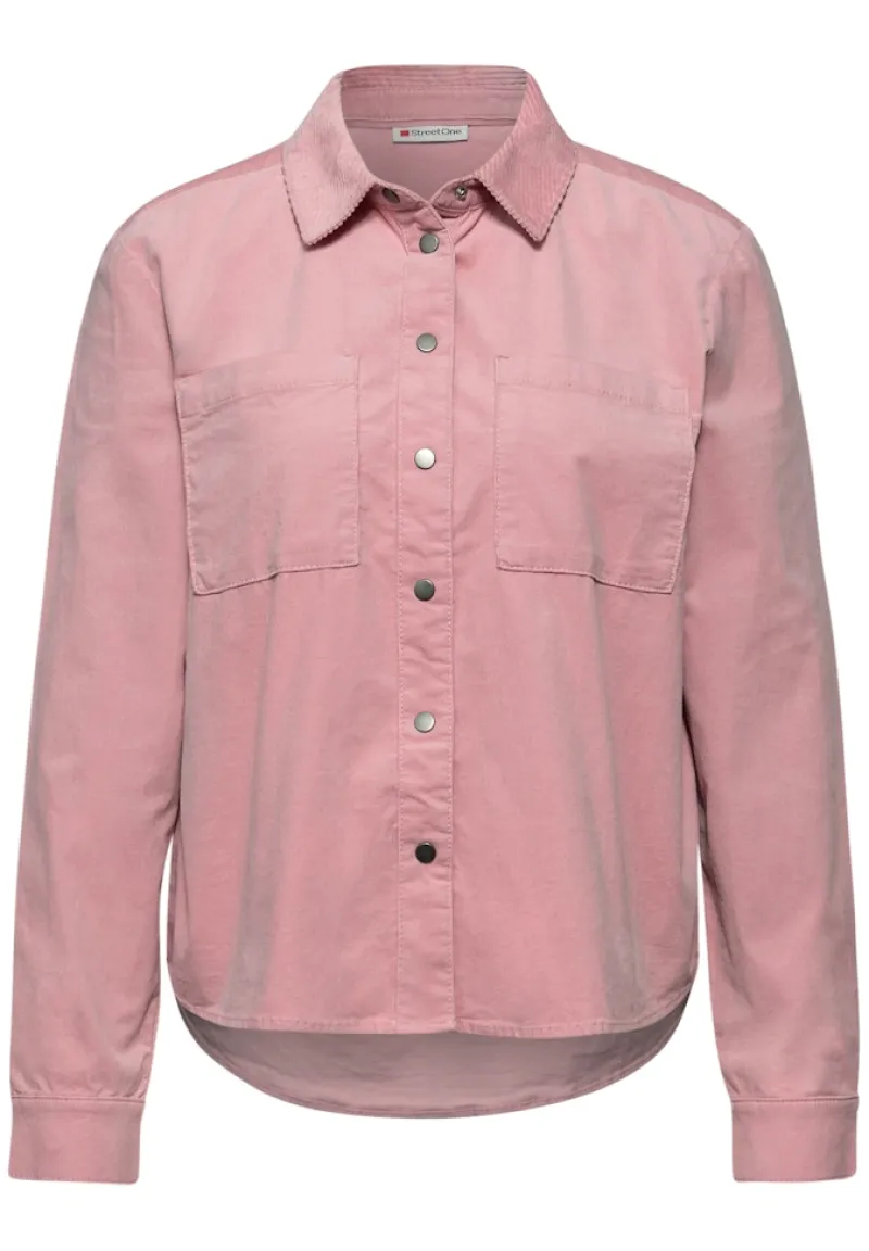 Street One Blusen*Cordmix Bluse powder pink