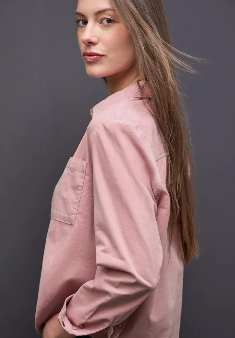 Street One Blusen*Cordmix Bluse powder pink