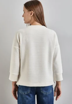 Street One Shirts*Cordshirt lucid white