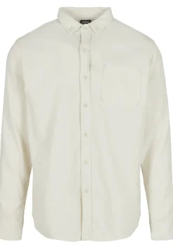 Urban Classics Hemden*Corduroy Shirt whitesand