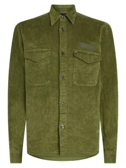 Tommy Hilfiger Hemden*CORDUROY SOLID OVERSHIRT putting green