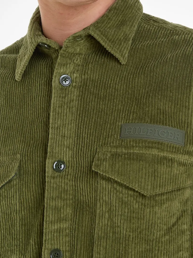 Tommy Hilfiger Hemden*CORDUROY SOLID OVERSHIRT putting green