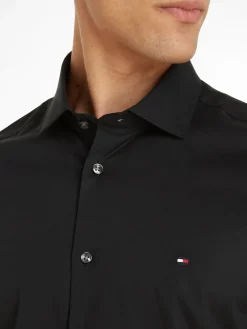 Tommy Hilfiger Hemden|Big Boys*CORE CL FLEX POPLIN SF SHIRT Black