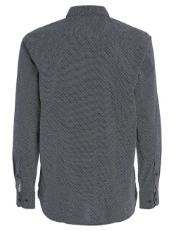 Tommy Hilfiger Hemden|Big Boys*CORE FLEX MINI GEO PRT RF SHIRT carbon navy - white