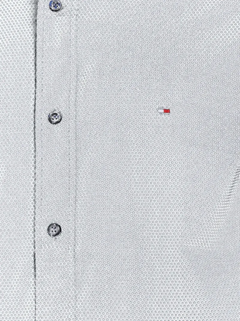 Tommy Hilfiger Hemden|Big Boys*CORE FLEX MINI GEO PRT RF SHIRT carbon navy - white