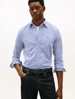 Tommy Hilfiger Hemden*CORE FLEX POP CLASSIC STP SHIRT wedge blue - stripe