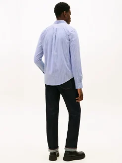 Tommy Hilfiger Hemden*CORE FLEX POP CLASSIC STP SHIRT wedge blue - stripe