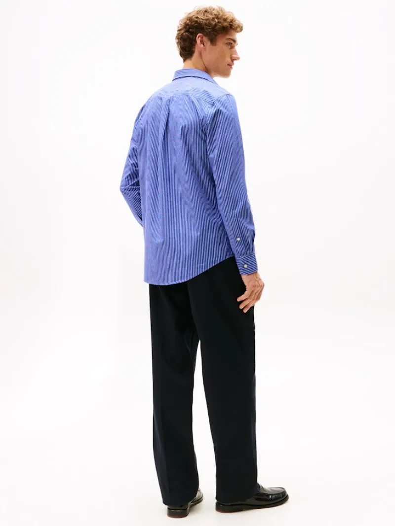 Tommy Hilfiger Hemden|Big Boys*CORE HAIRLINE POPLIN RF SHIRT wedge blue - stripe