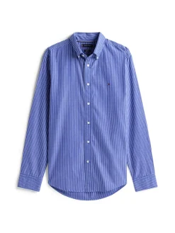 Tommy Hilfiger Hemden|Big Boys*CORE HAIRLINE POPLIN RF SHIRT wedge blue - stripe