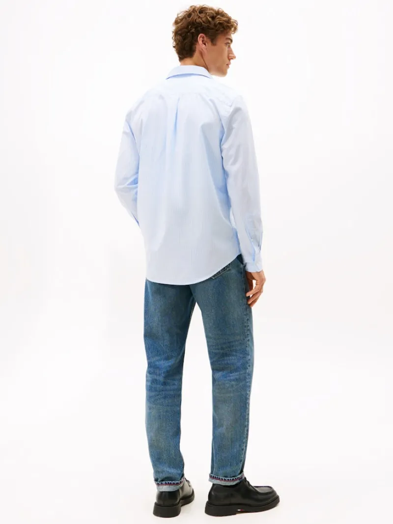 Tommy Hilfiger Hemden|Big Boys*CORE HAIRLINE POPLIN RF SHIRT sweet blue - stripe