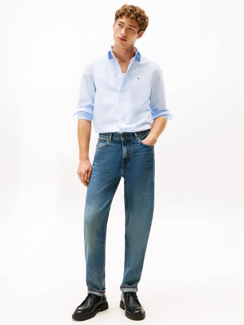 Tommy Hilfiger Hemden|Big Boys*CORE HAIRLINE POPLIN RF SHIRT sweet blue - stripe