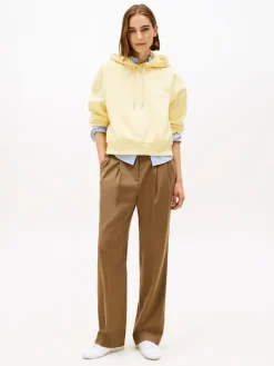 Tommy Hilfiger Pullover & Sweatshirts*CORP LOGO MDRN HOODIE zesty yellow