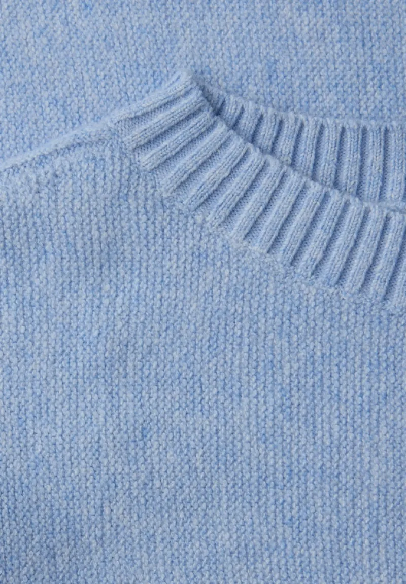 Street One Pullover & Sweatshirts*Cosy Dolman Pullover frosted blue mel.