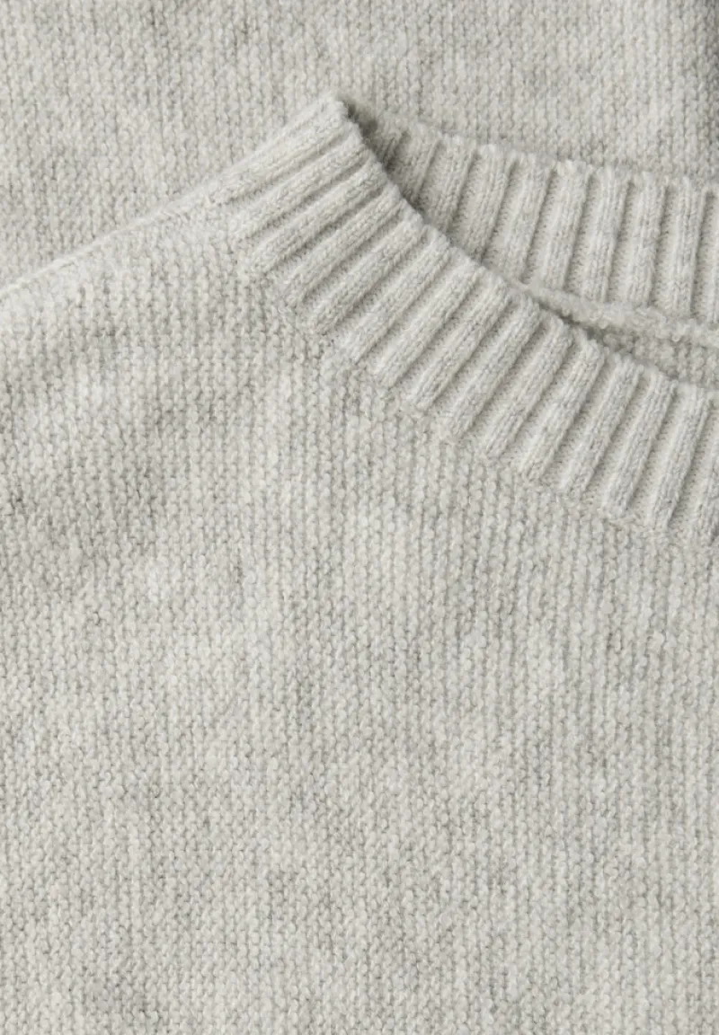 Street One Pullover & Sweatshirts*Cosy Dolman Pullover pelican grey mel.