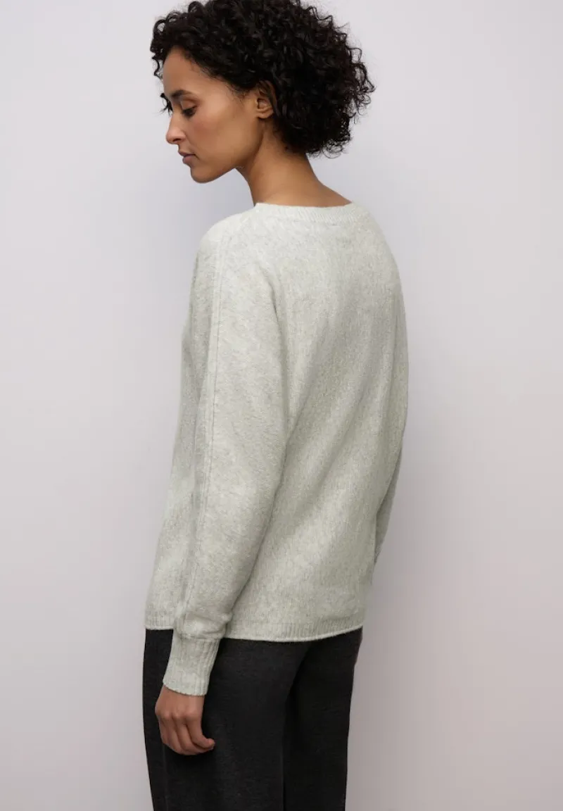 Street One Pullover & Sweatshirts*Cosy Dolman Pullover pelican grey mel.