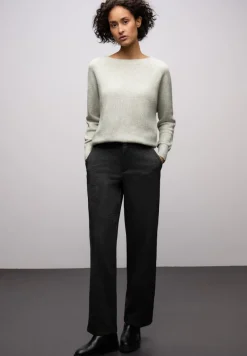 Street One Pullover & Sweatshirts*Cosy Dolman Pullover pelican grey mel.