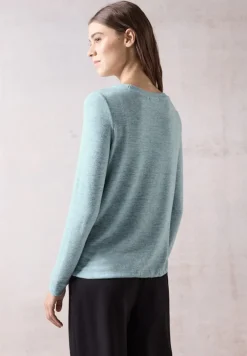 Cecil Shirts*Cosy Langarmshirt turquoise melange