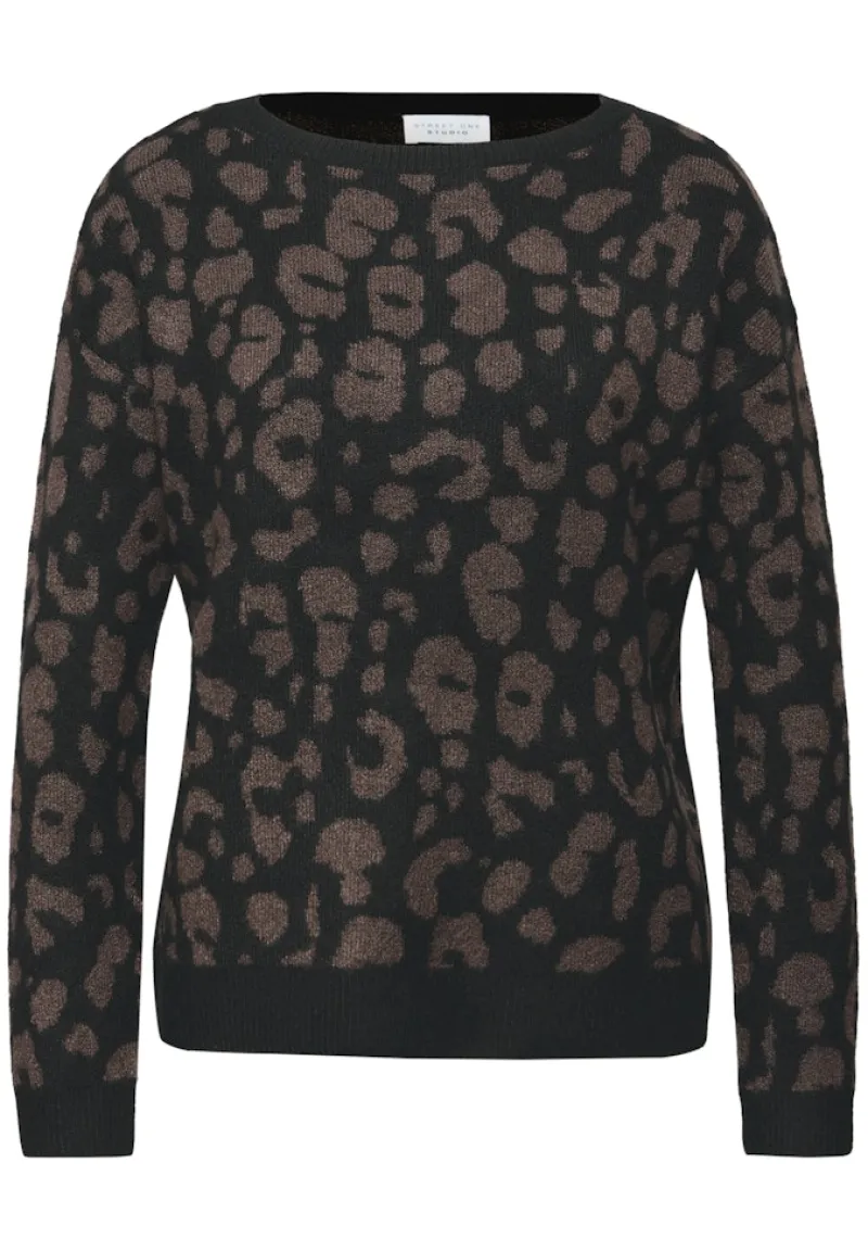 STREET ONE STUDIO Pullover & Sweatshirts*Cosy Leo Pullover Black