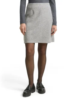 Tom Tailor Röcke*Cosy Rock in Melange-Optik medium silver grey melange