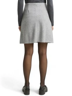 Tom Tailor Röcke*Cosy Rock in Melange-Optik medium silver grey melange