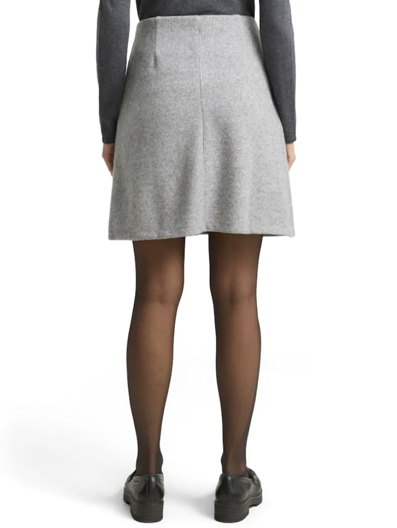 Tom Tailor Röcke*Cosy Rock in Melange-Optik medium silver grey melange