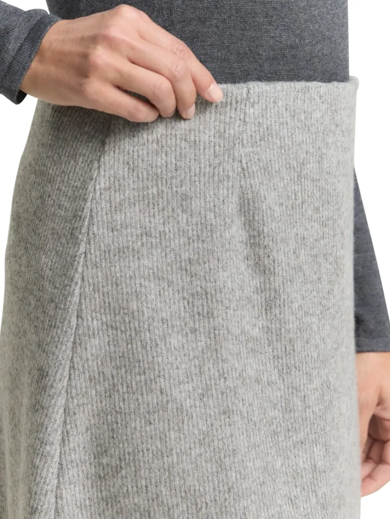 Tom Tailor Röcke*Cosy Rock in Melange-Optik medium silver grey melange